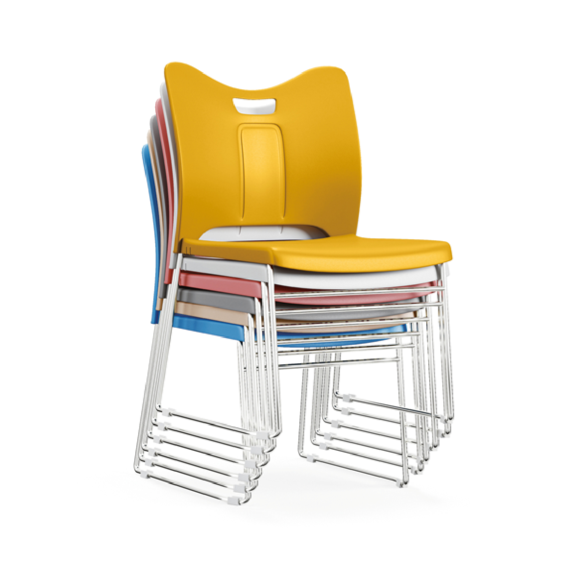 เก้าอี้รับแขก (PP) รุ่น2313 Black/White