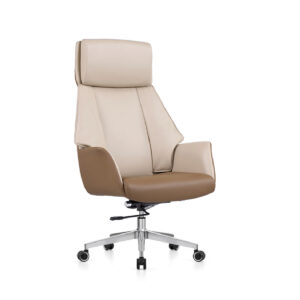 เก้าอี้บอสพรี่เมี่ยม(หนัง) รุ่น 2446H White