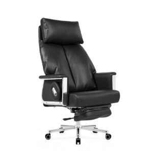 เก้าอี้บอส (หนัง) รุ่น 2503H BLACK