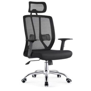 เก้าอี้ทำงานพนักพิงสูง (ตาข่าย) รุ่น 1805H-2 BLACK