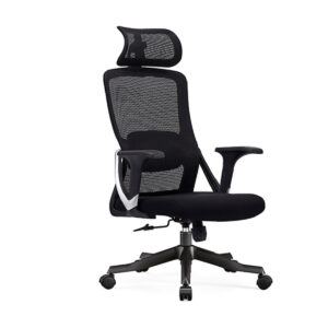 เก้าอี้ทำงานพนักพิงสูง (ตาข่าย) รุ่น 2318H BLACK