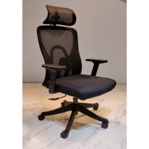 เก้าอี้ทำงานพนักพิงสูง (ตาข่าย) รุ่น2428H-1 BLACK