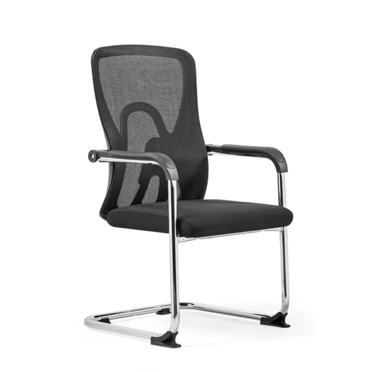 เก้าอี้ประชุมและเก้าอี้สำหรับผู้เยี่ยมชม (ตาข่าย) รุ่น 2689D BLACK