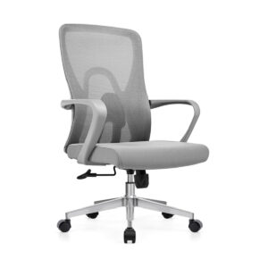เก้าอี้ทำงานพนักพิงปานกลาง (ตาข่าย) รุ่น 2689M GREY