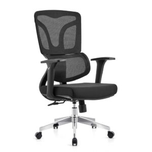 เก้าอี้ทำงานพนักพิงปานกลาง (ตาข่าย) รุ่นB-217-M GREY