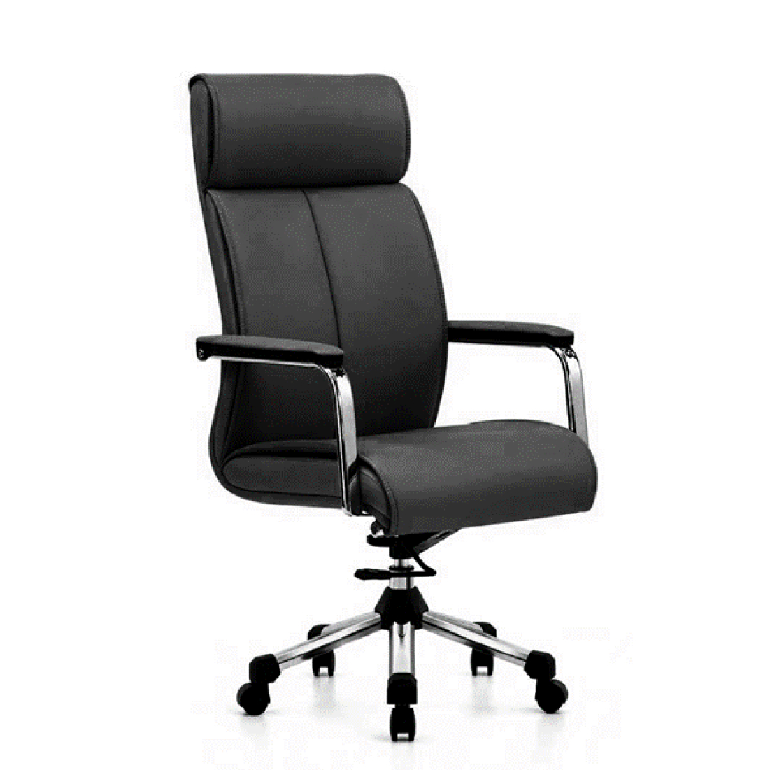 เก้าอี้ผู้จัดการ (หนัง)รุ่น B002H BLACK